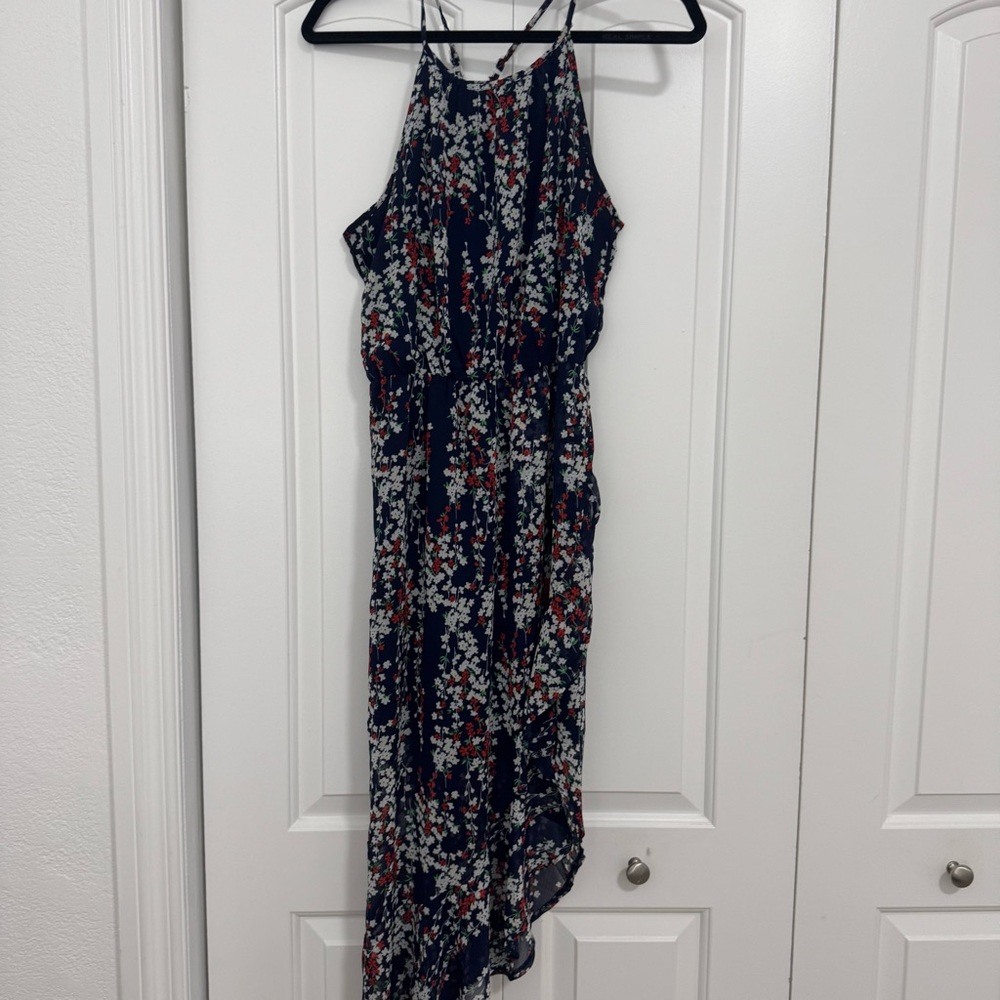 Floral Navy Maxi Dress